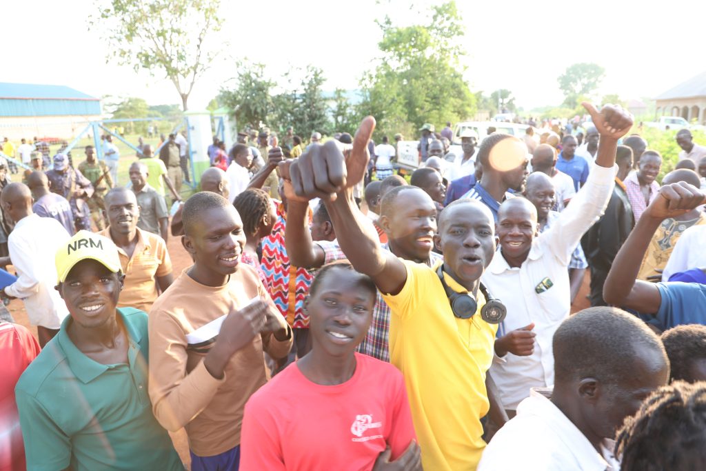 Voters in Lango celebrate Victory